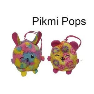 Pikmi Pops Surprise Push Mi Ups Mini Plush Figures Bundle 2 piece Lot